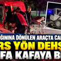 Metal yığınına dönülen araçta can pazarı: Ters yön dehşeti kafa kafaya bitti