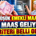 En düşük emekli maaşına ek maaş geliyor: Kriteri belli oldu