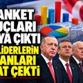 Son anket sonuçları ortaya çıktı: Siyasi liderlerin oy oranları dikkat çekti