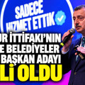 Cumhur İttifakı’nın Türkiye Belediyeler Birliği Başkan adayı belli oldu
