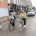 Edirne'de, Gazze ve Doğu Türkistan için pedal çevirdiler