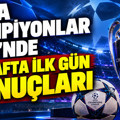 UEFA Şampiyonlar Ligi’nde 2. hafta ilk gün sonuçları