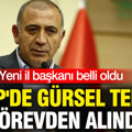 CHP'de Gürsel Tekin görevden alındı, yeni il başkanı belli oldu