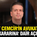 Murat Cemcir'in avukatından 'iflas kararına' dair açıklama