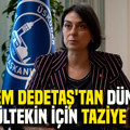 Sinem Dedetaş'tan Dündar Ziya Gültekin için taziye mesajı