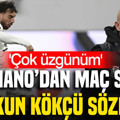 Vincenzo Italiano'dan galibiyet sonrası Orkun Kökçü sözleri: 'Çok üzgünüm'