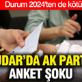Üsküdar'da AK Parti'ye anket şoku: Durum 2024'ten e kötü
