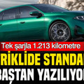 Alman şirketin elektrikli aracı tek şarjla 1.213 kilometre gitti