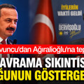 Buğra Kavuncu Ağıralioğlu'nun sözlerine yanıt verdi: 'Bir kavrama sıkıntısı olduğunun göstergesidir'
