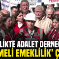 EMADDER’den Ankara Ulus’ta ‘kademeli emeklilik’ çağrısı