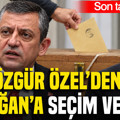 Özgür Özel’den Erdoğan’a seçim vetosu: Son tarihi verdi