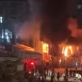 İşçilerin kaldığı konteynerde yangın