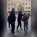 Sırbistanlı iş insanı Miodrag Mića Sovtić yol ortasında genç kadına tokat attı