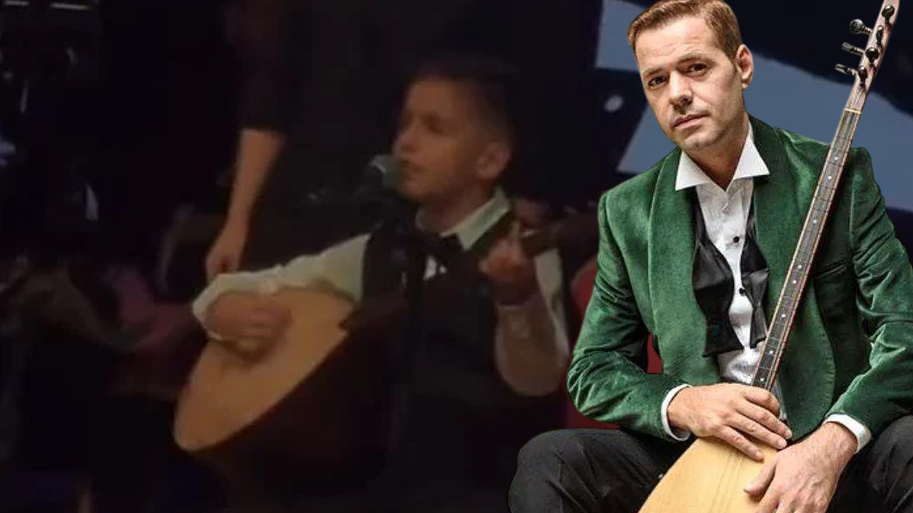 Babasının sazıyla çalıp söyledi: Engin Nurşani'nin oğlu sesiyle duygulandırdı