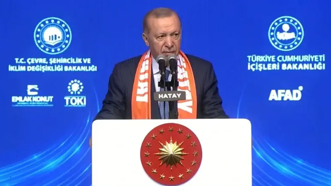 Erdoğan depremzedelere konut tesliminde yine muhalefeti hedef aldı