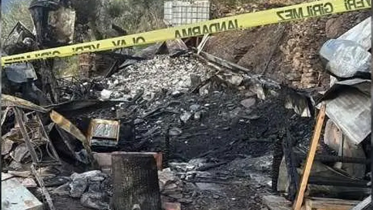 İzmir'de ev yangını 1 ölü!