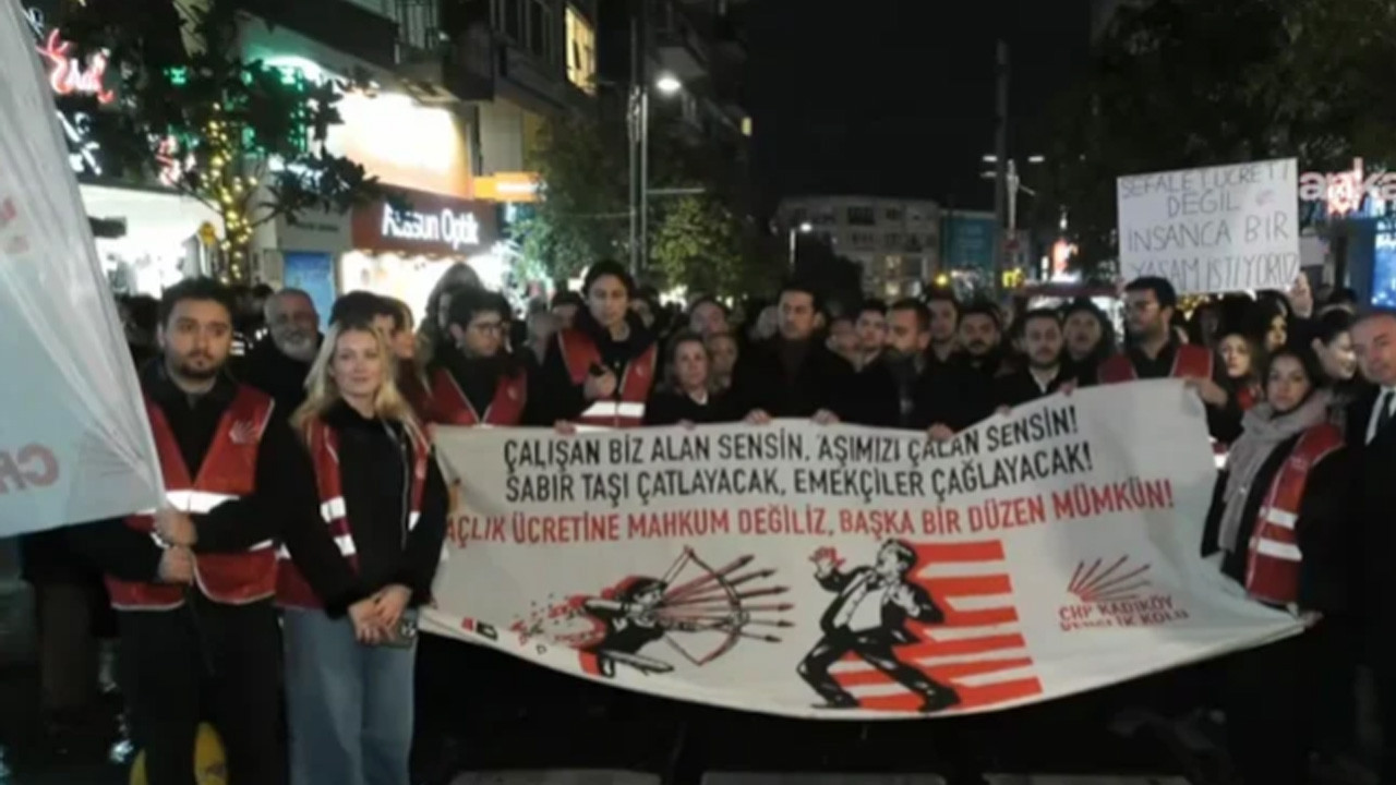 Asgari ücret eylemine katılan CHP'li genç tutuklandı