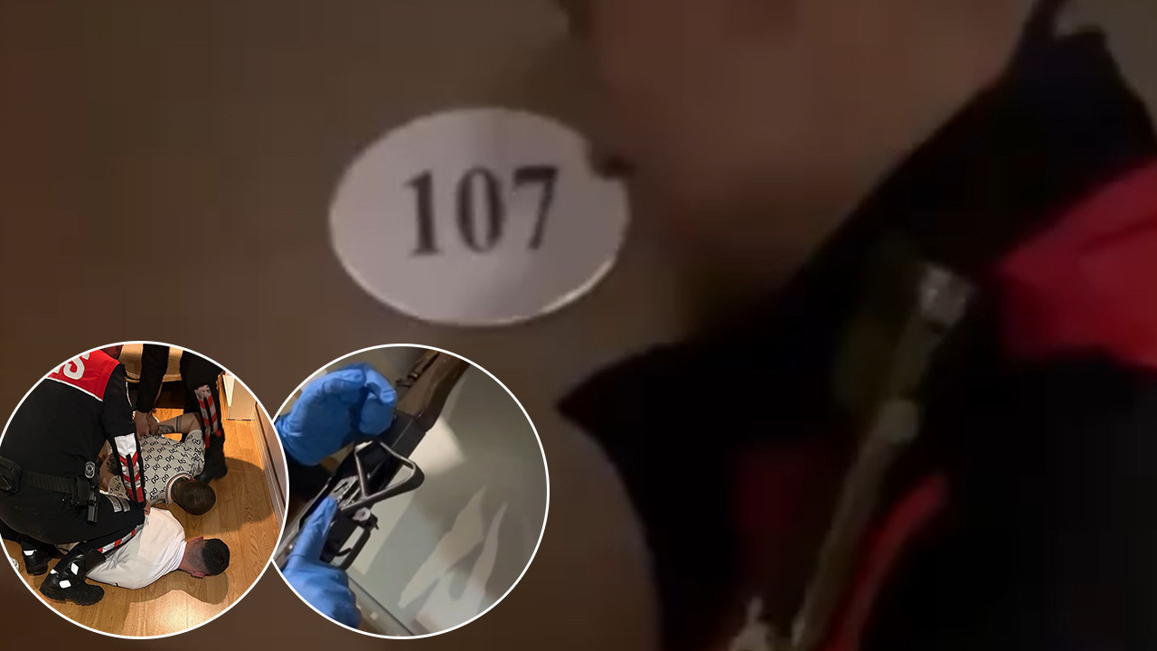 Polisin dikkati sayesinde facianın eşiğinde kurtuldu! 107 nolu odadan cephanelik çıktı