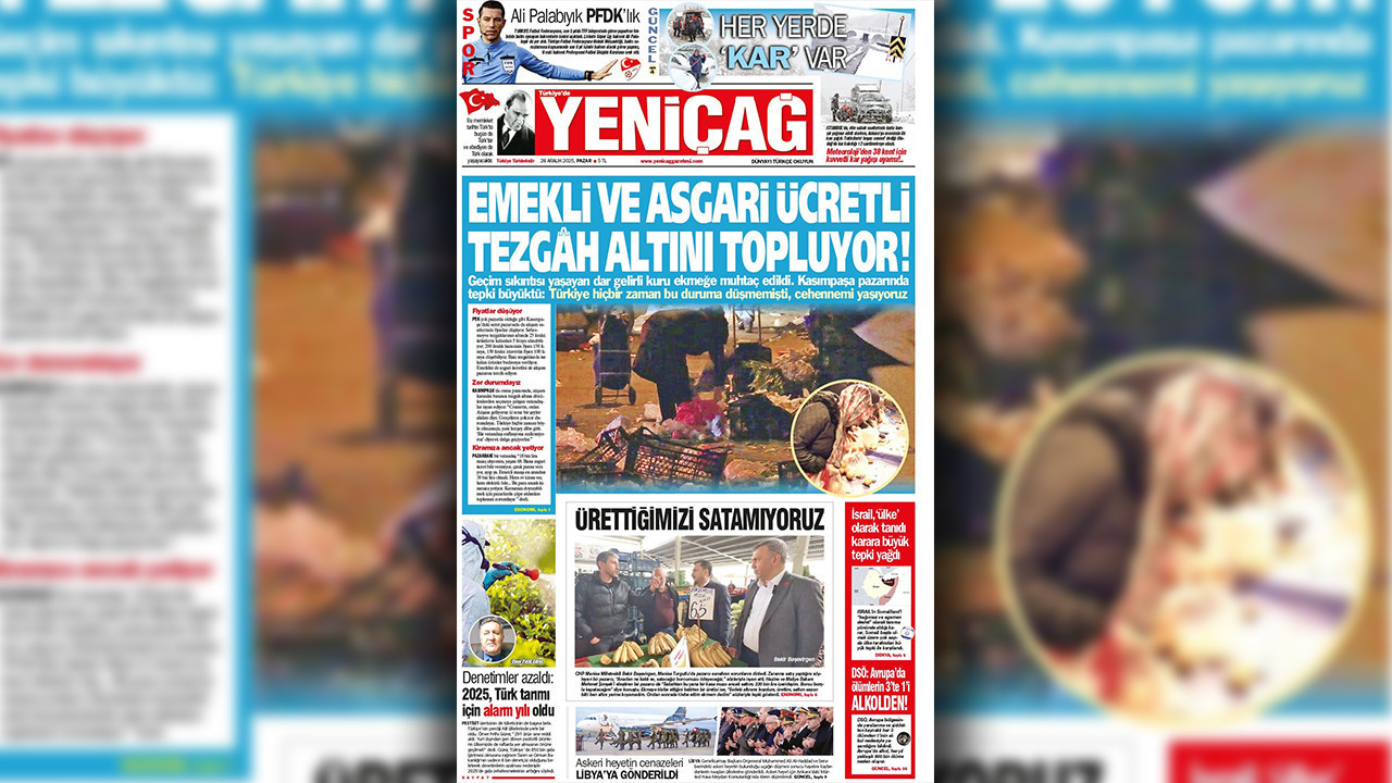 Yeniçağ Gazetesi: Emekli ve asgari ücretli tezgâh altını topluyor