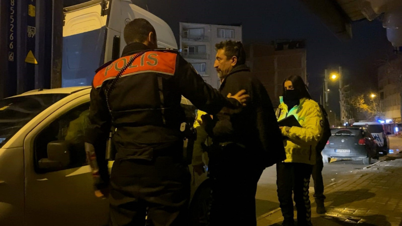 Alkollü sürücü polisleri adeta çıldırttı