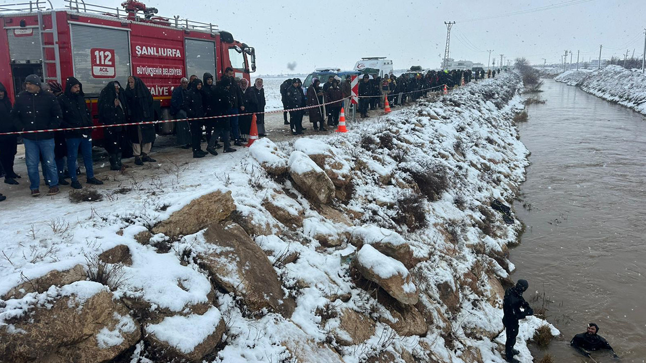 Harran'da 4 kişi sulama kanalına düştü