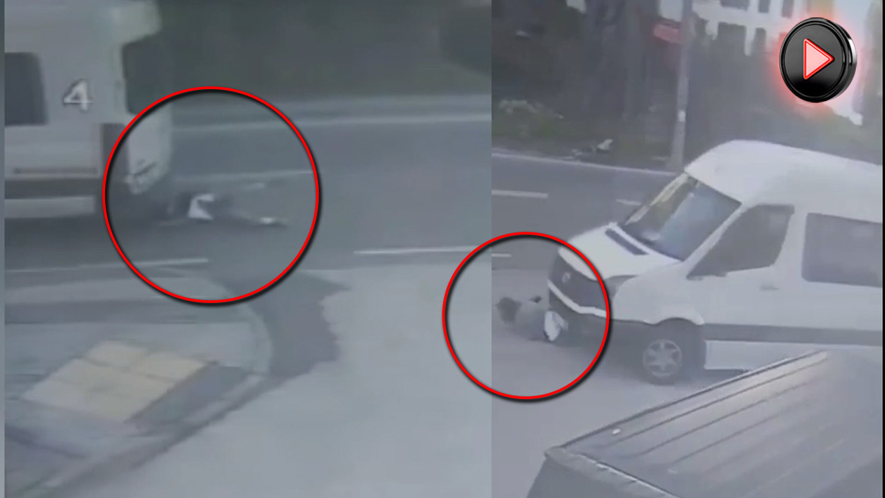 Kadının dehşet dolu anları! Ters yönden geldi