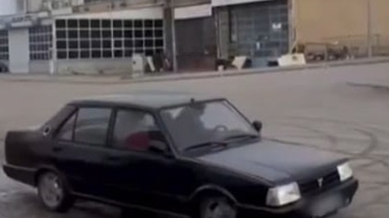 Drift atan sürücüye 46 bin 392 TL ceza