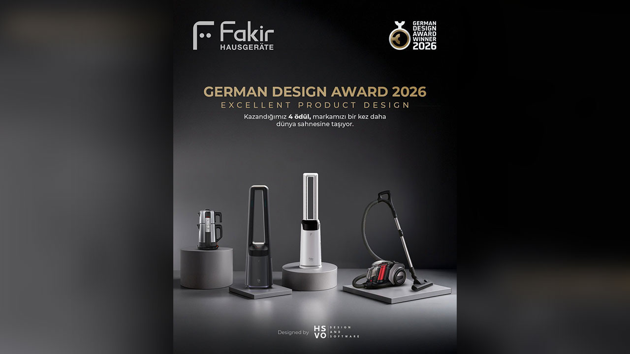 Fakir Hausgeräte, German Design Awards 2026’da Tasarım Gücünü Tescilledi