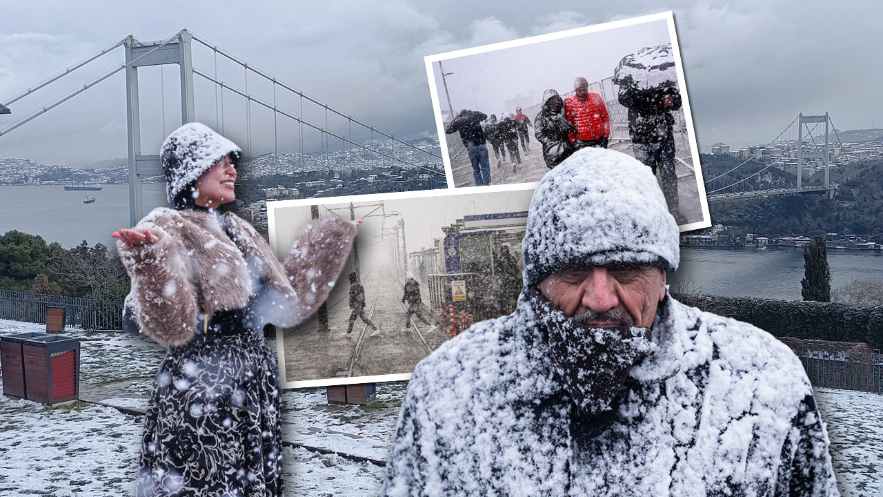 Kar İstanbul'u esir aldı! Beyaz örtüye bürünün ilçeler