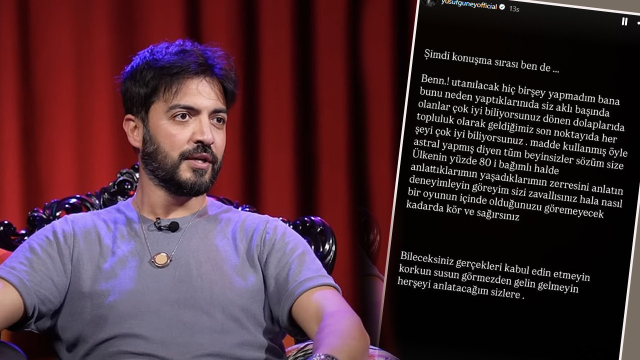 Uyuşturucu testi pozitif çıktı: Yusuf Güney ağzına geleni söyledi 'Zavallısınız
