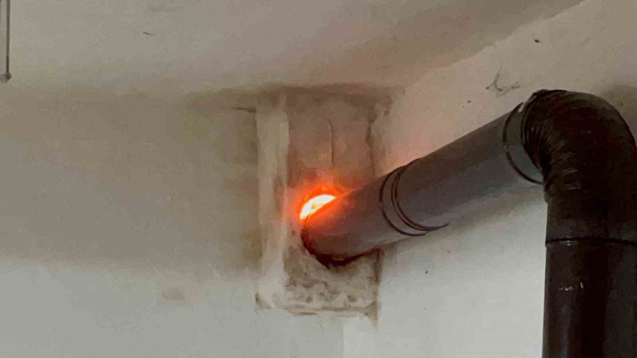 Sinop’ta baca yangını korkuttu