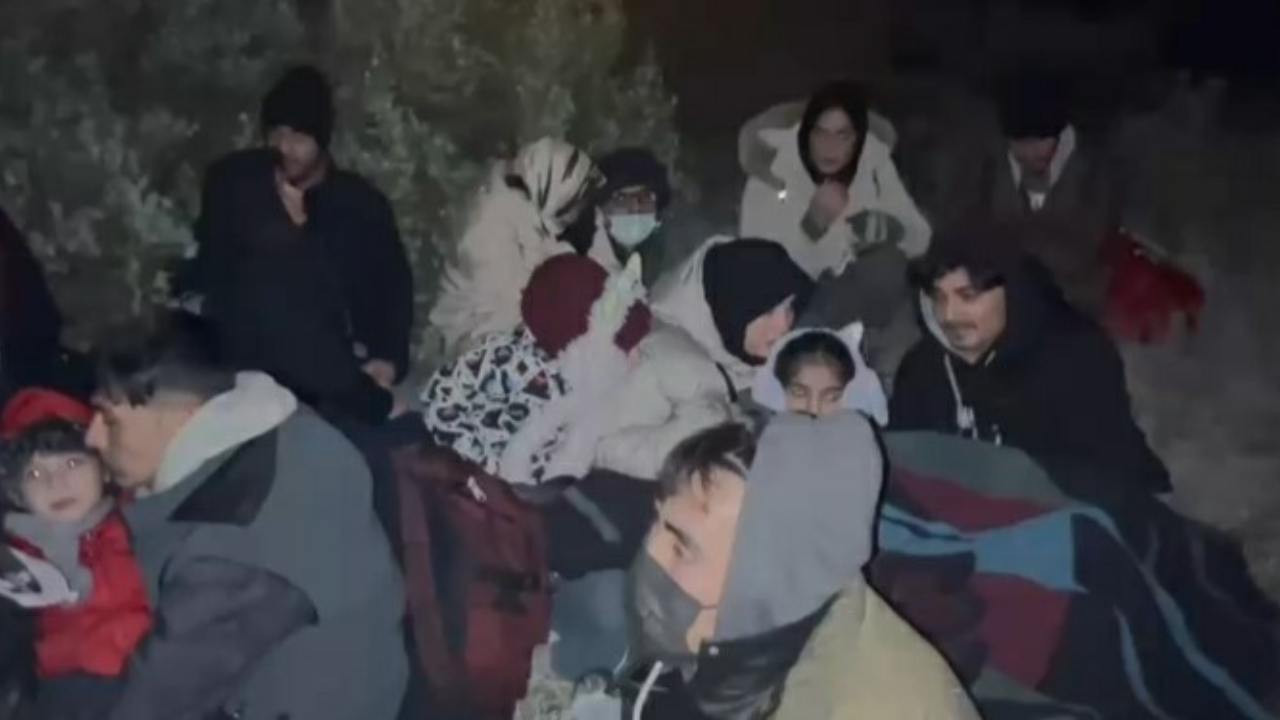 Yunanistan'a geçmek isteyen kaçak göçmenler Çeşme'de yakalandı