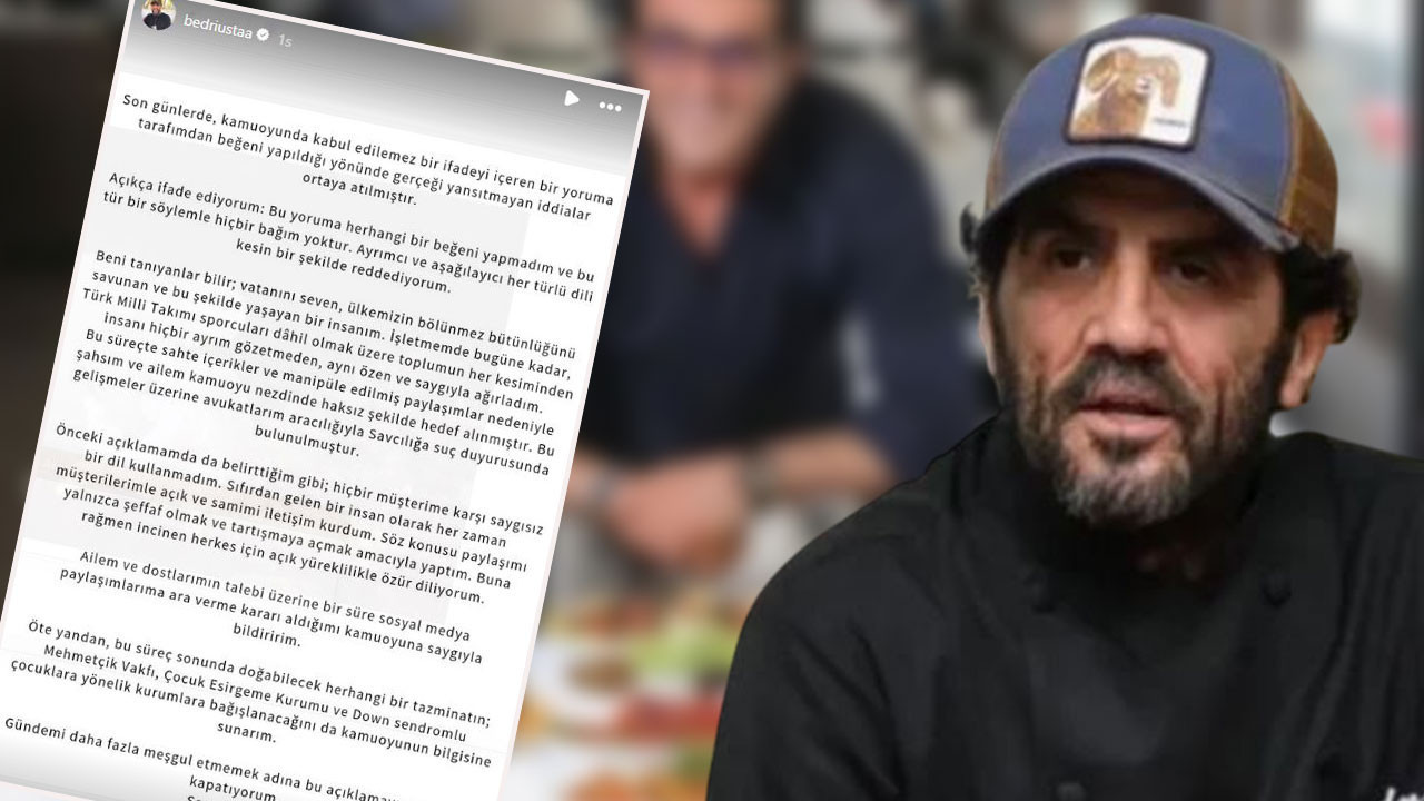 Adisyon tartışması büyüdü: Bedri Usta suç duyurusunda bulundu