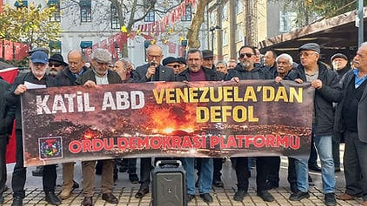 Ordu’da ABD’ye 'Venezuela' sert tepkisi