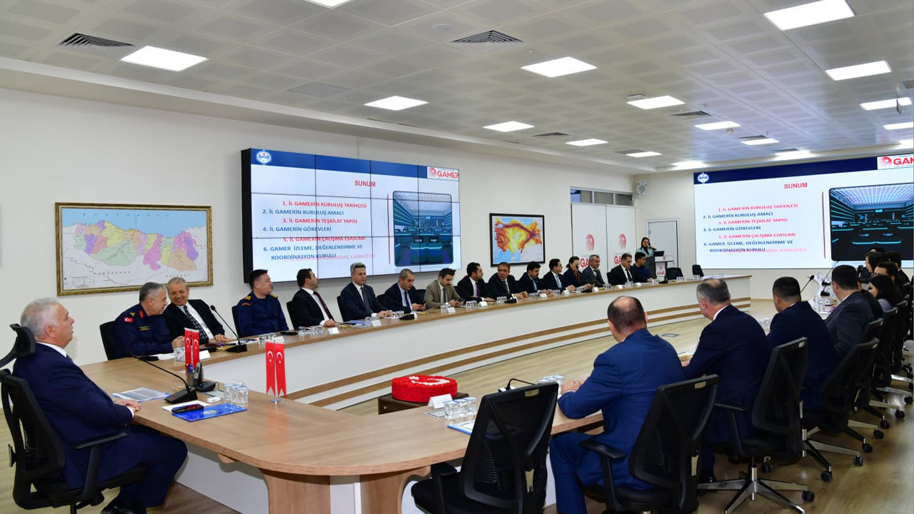 GAMER Toplantısı Vali Yıldırım başkanlığında yapıldı