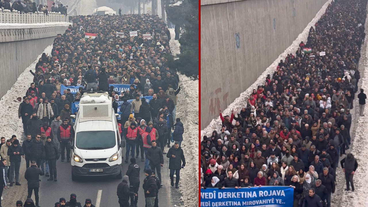 Bu mu Terörsüz Türkiye: Diyarbakır’da terör örgütlerine destek eylemi