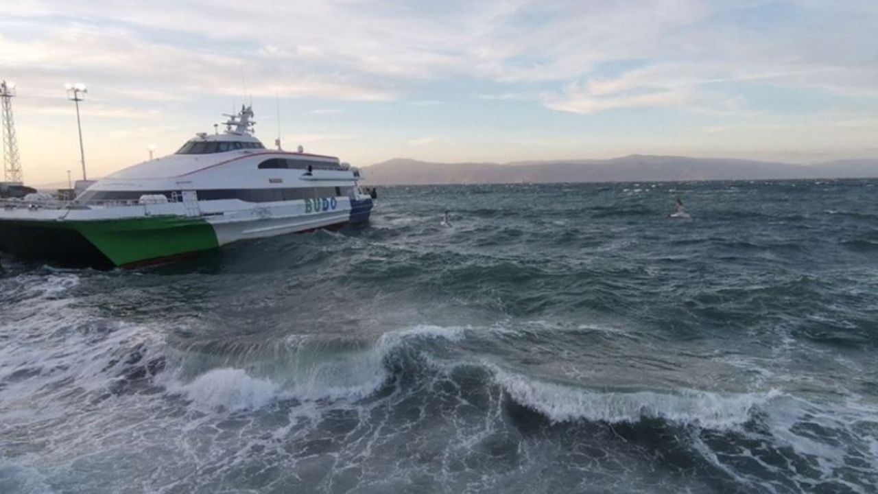 BUDO seferlerine fırtına engeli: 8 Ocak tüm seferler iptal mi edildi?