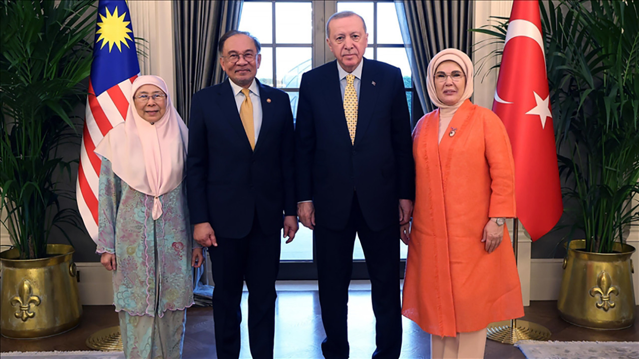 Külliye'de Malezya zirvesi: Erdoğan ve Enver İbrahim görüştü