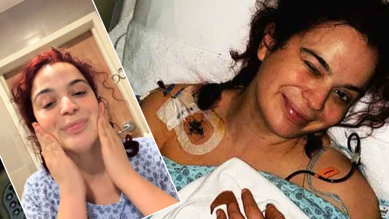 'Bağırsağımı yanlışlıkla kestiler' demişti: Aslı Bekiroğlu hastaneden bakım yaptığı anları paylaştı