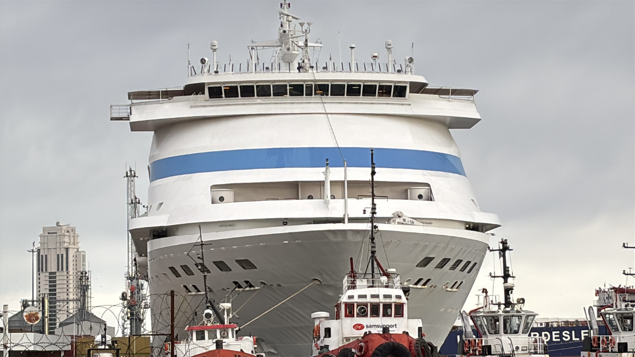 Dev kruvaziyer 'Astoria Grande' Samsun’da: Turistler sokakları doldurdu
