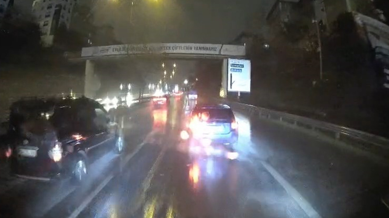 Yol vermedi diye çıldırdı: Pendik D-100’de korku dolu anlar