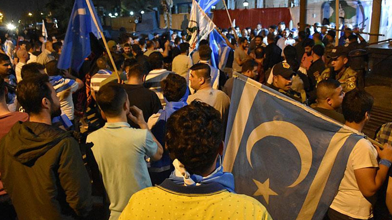 Irak'ın Kerkük kentinde elektrik kesintileri protesto edildi