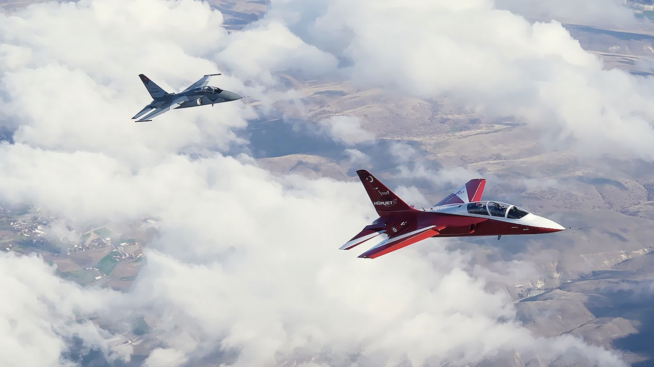 TUSAŞ Hürjet'e ait yeni görüntüler paylaşıldı