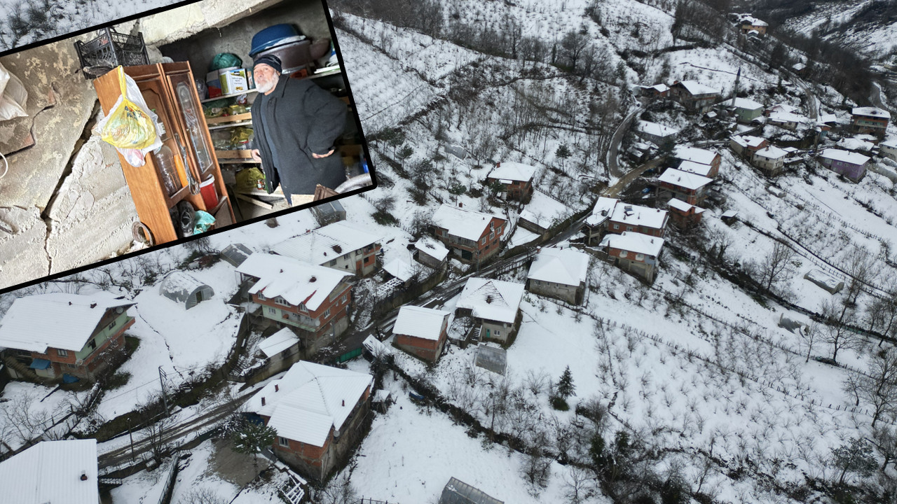 Bartın’da heyelan alarmı: Köylülerin uykuları kaçtı: Sabaha kadar nöbet tutuyorlar