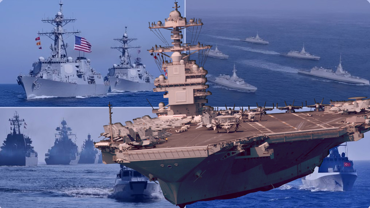 Dünyanın en güçlü donanmaları açıklandı: Türkiye kaçıncı sırada?