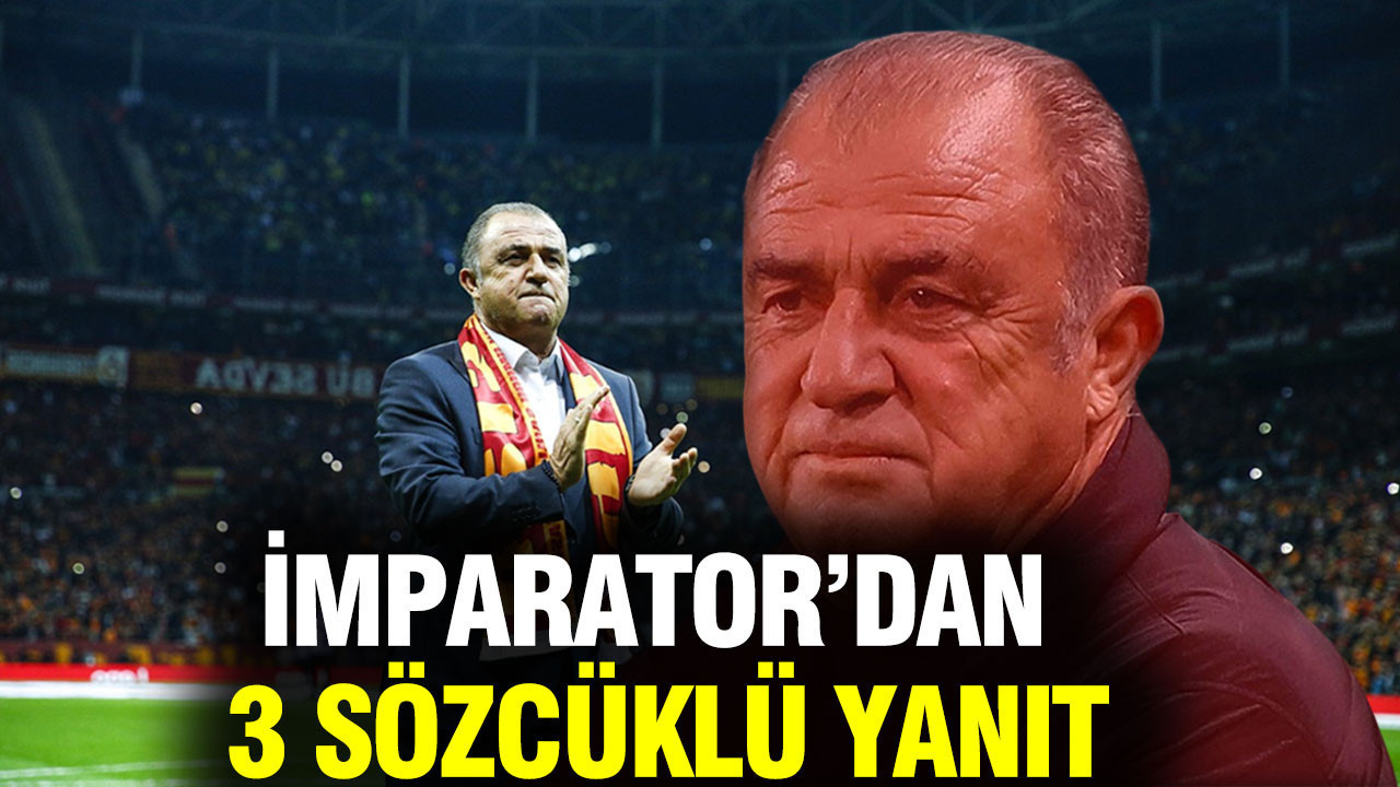 İmparator Fatih Terim'den üç sözcüklü yanıt: Geri dönüyor mu?