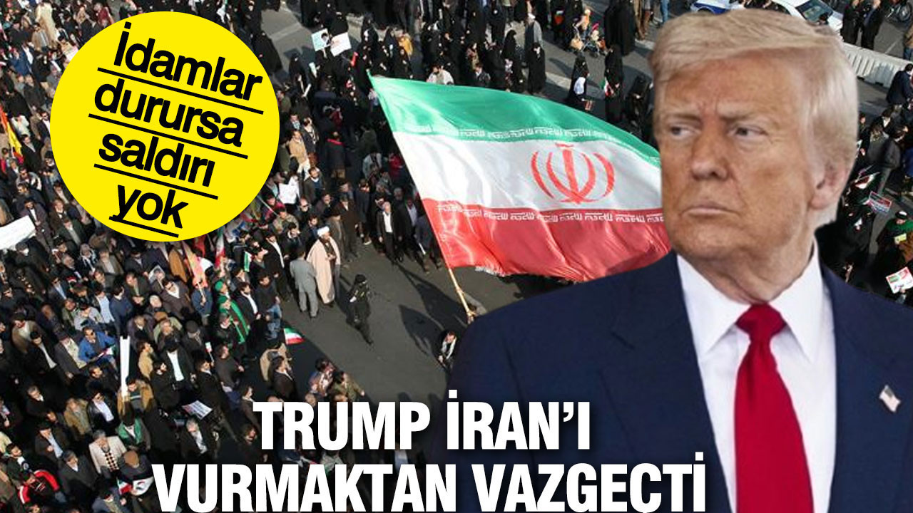Trump İran’ı vurmaktan vazgeçti: İdamlar durursa saldırı yok