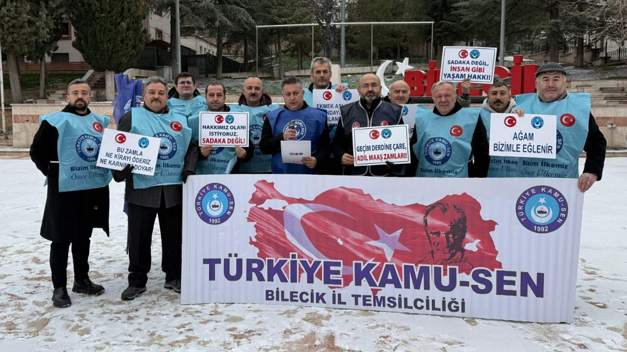 Türkiye Kamu-Sen Bilecik’ten seslendi: “Enflasyon yükselmiş, maaşlar erimiştir”