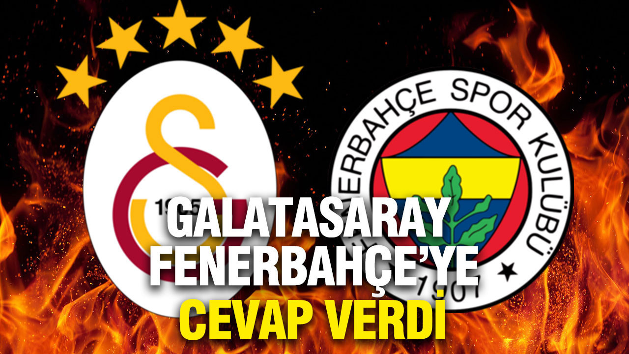 Galatasaray Fenerbahçe'ye cevap verdi: 'Yeni algı oyununu hayretle izliyoruz'