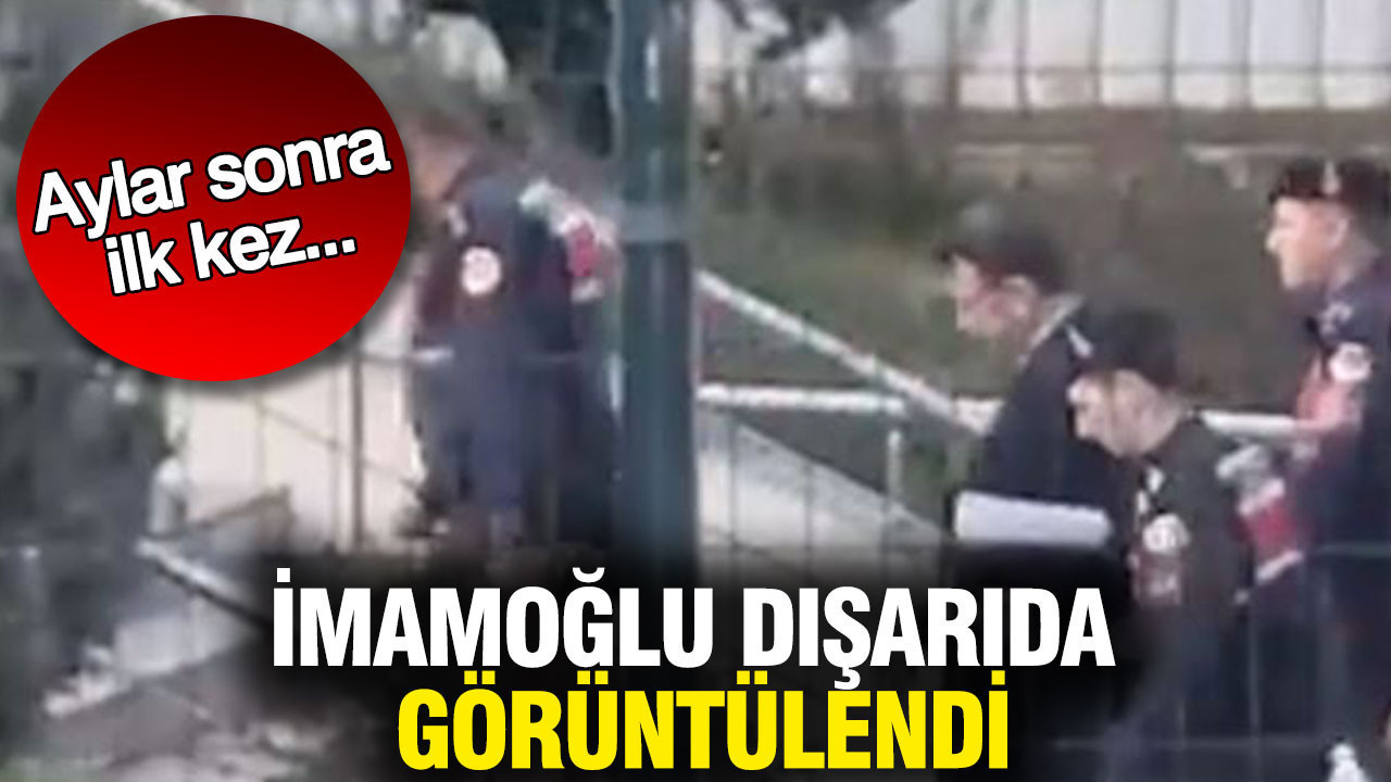 İmamoğlu dışarıda görüntülendi: Aylar sonra ilk kez mahkeme salonu dışında...
